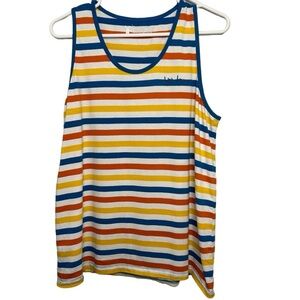 Dutch Bros NWT MEDIUM+LARGE+XL BRAND NEW IN PACKAGE Striped Tank Top DB 1992